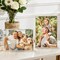 5x7 Acrylic Picture Frame Set of 6 Double-Sided Transparent Magnetic Frameless Photo Frames 20mm Thick Floating Desktop Display for Home Office Decor